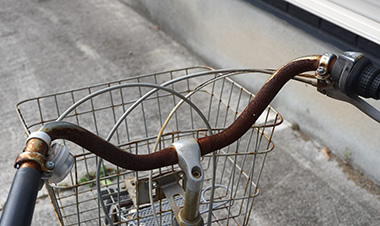 自転車 頑固 強固 錆 錆取り