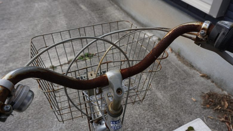 雨ざらしになったサビだらけの自転車をキレイにしました オレンジオイルの掃除用洗剤 剥離剤専門店